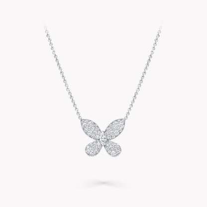Pavé Butterfly Diamond Pendant