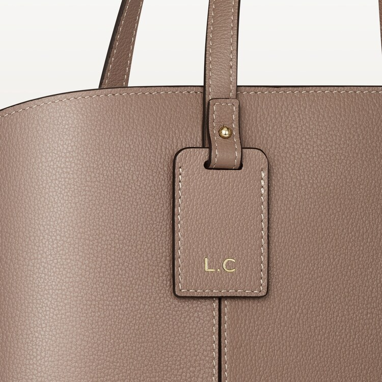 Tote bag, C de Cartier khaki