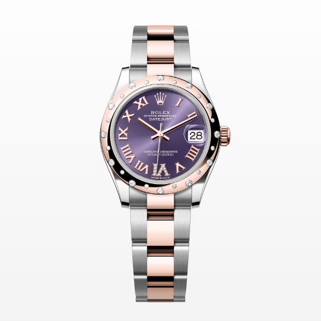 Datejust 31 Aubergine Dial Roman Numerals Women's Watch 278341RBR-0019