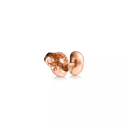 Elsa Peretti庐 Bean庐 design Earrings in Rose Gold, 9 mm