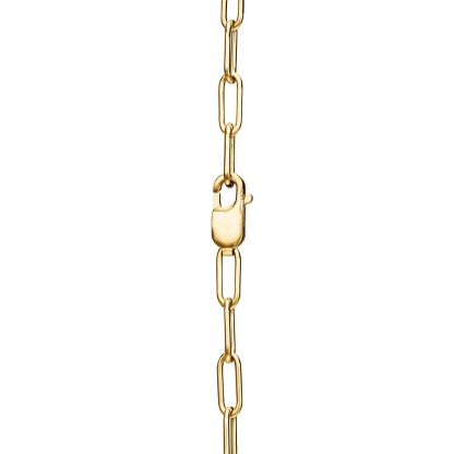 Lock Pendant in Yellow Gold, Medium
