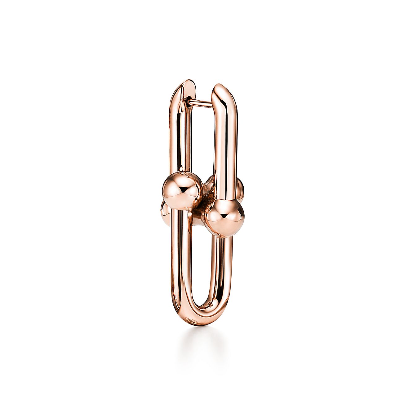 HardWear Large Link Earrings in Rose Gold