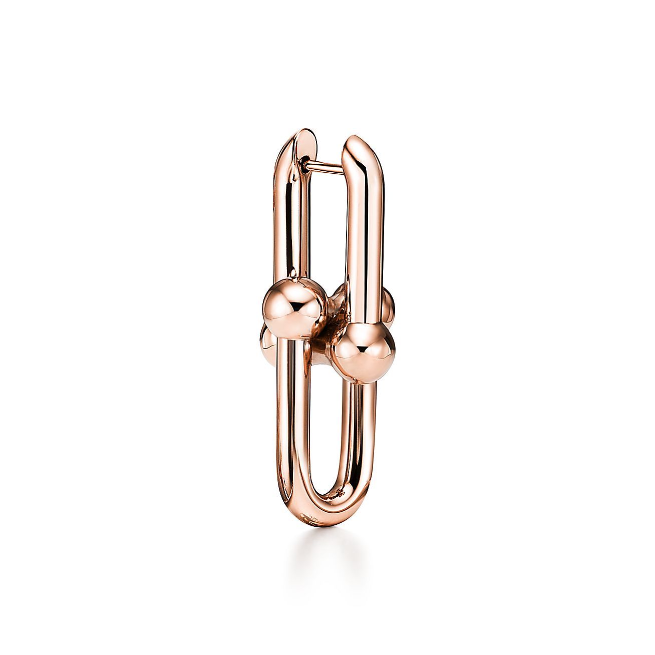 HardWear Large Link Earrings in Rose Gold