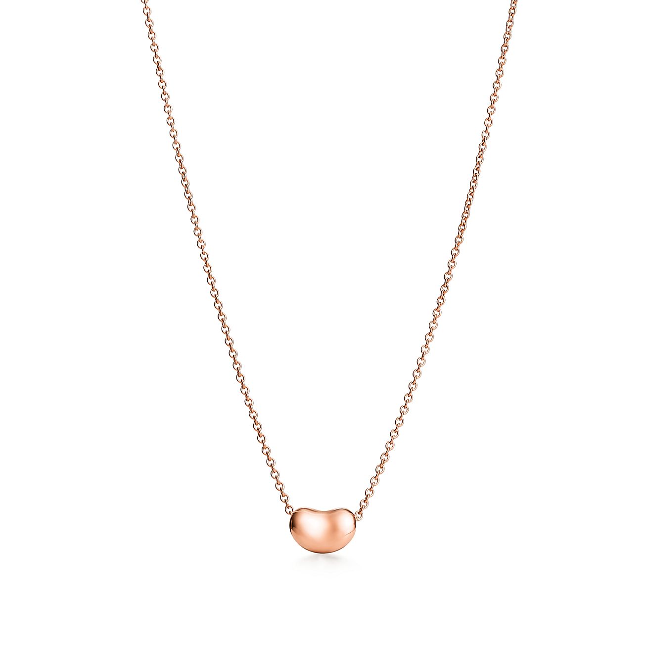 Elsa Peretti庐 Bean庐 design Pendant in Rose Gold, 6.5 mm