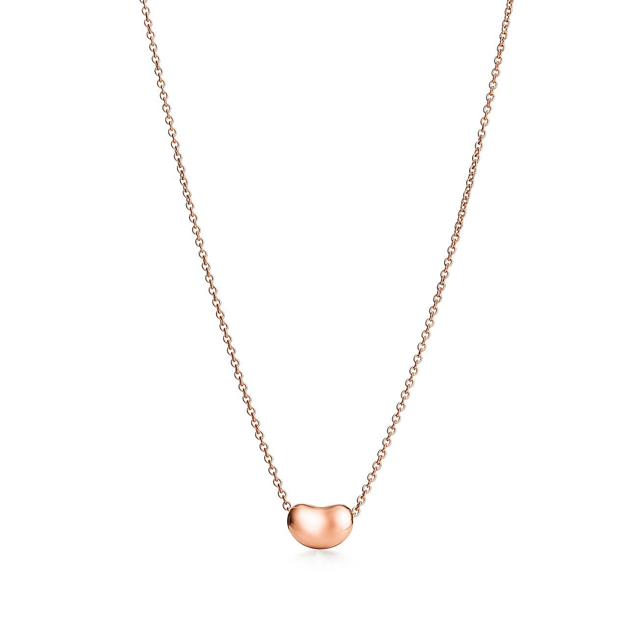 Elsa Peretti庐 Bean庐 design Pendant in Rose Gold, 6.5 mm