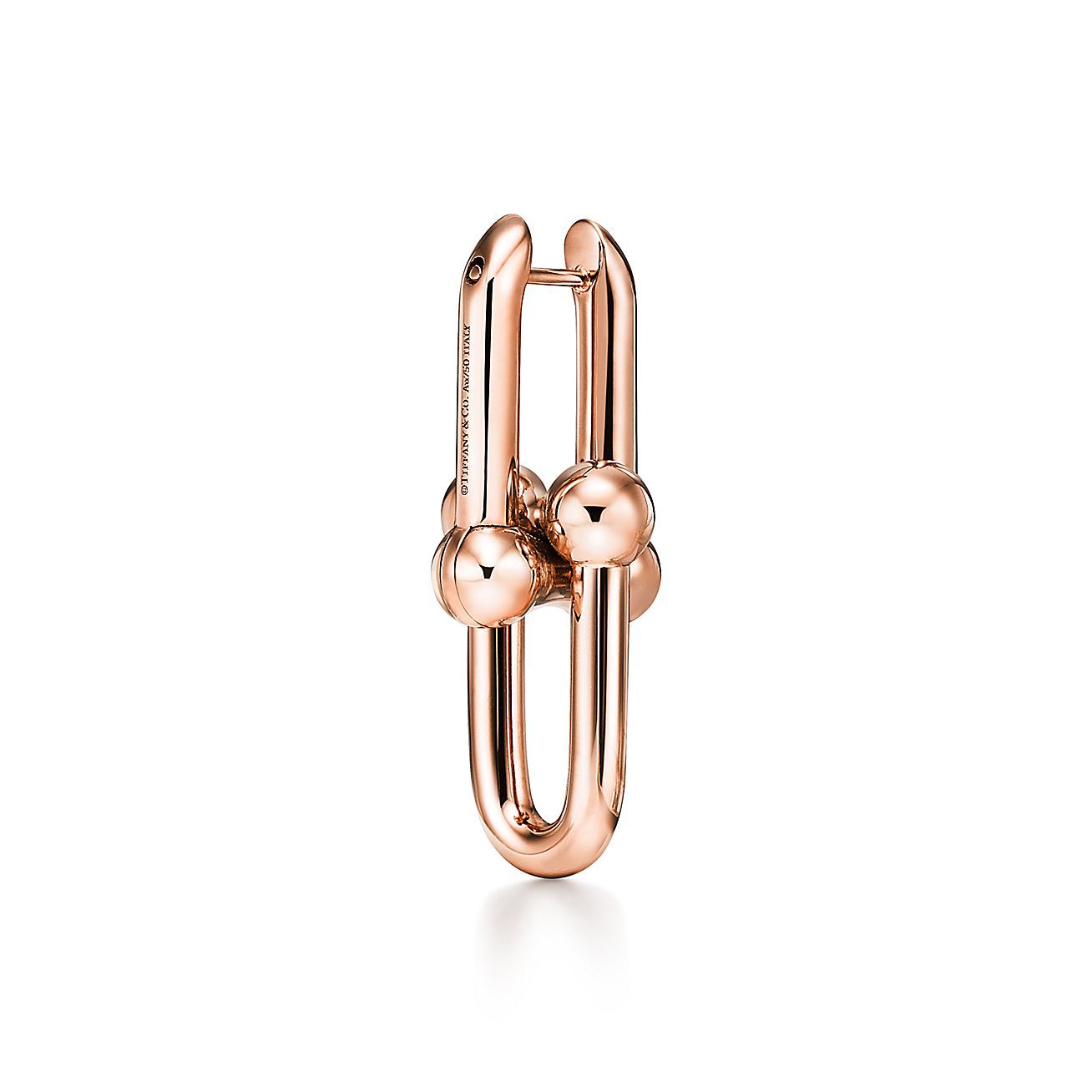 HardWear Large Link Earrings in Rose Gold