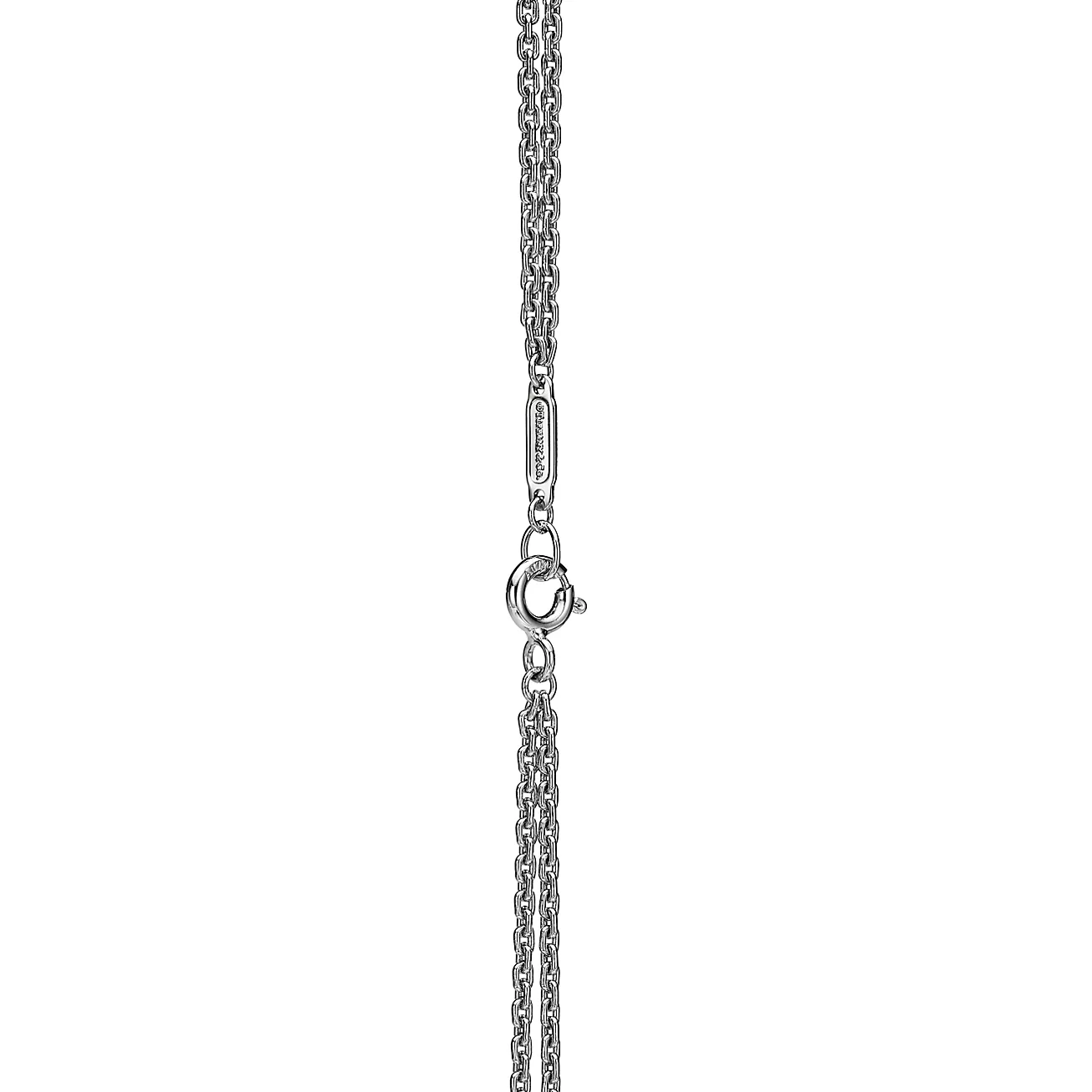 HardWear Link Pendant in White Gold with Pave Diamonds