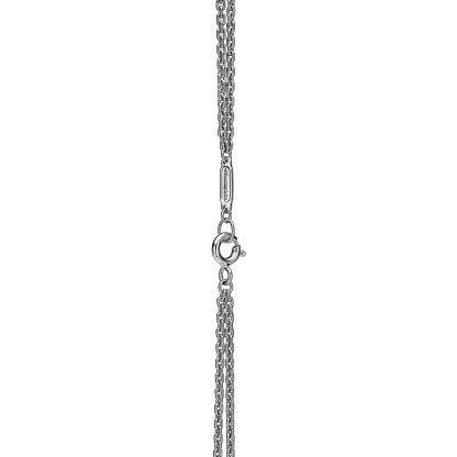 HardWear Link Pendant in White Gold with Pave Diamonds