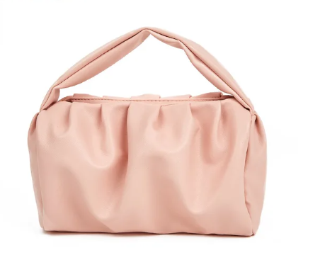 Simple Cloud Bag Ins Texture Solid Color Women's Handbag Trendy All-Match Internet Celebrity Hand Bag Cosmetic Bag