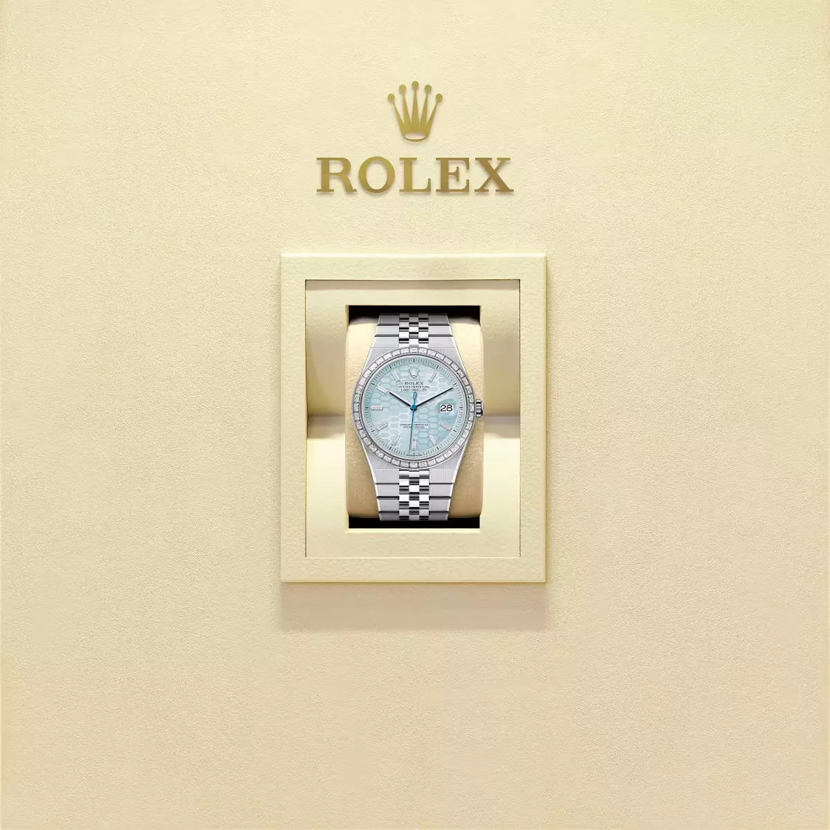 Land-Dweller 40, Oyster, 40 mm, platinum  Reference 127336