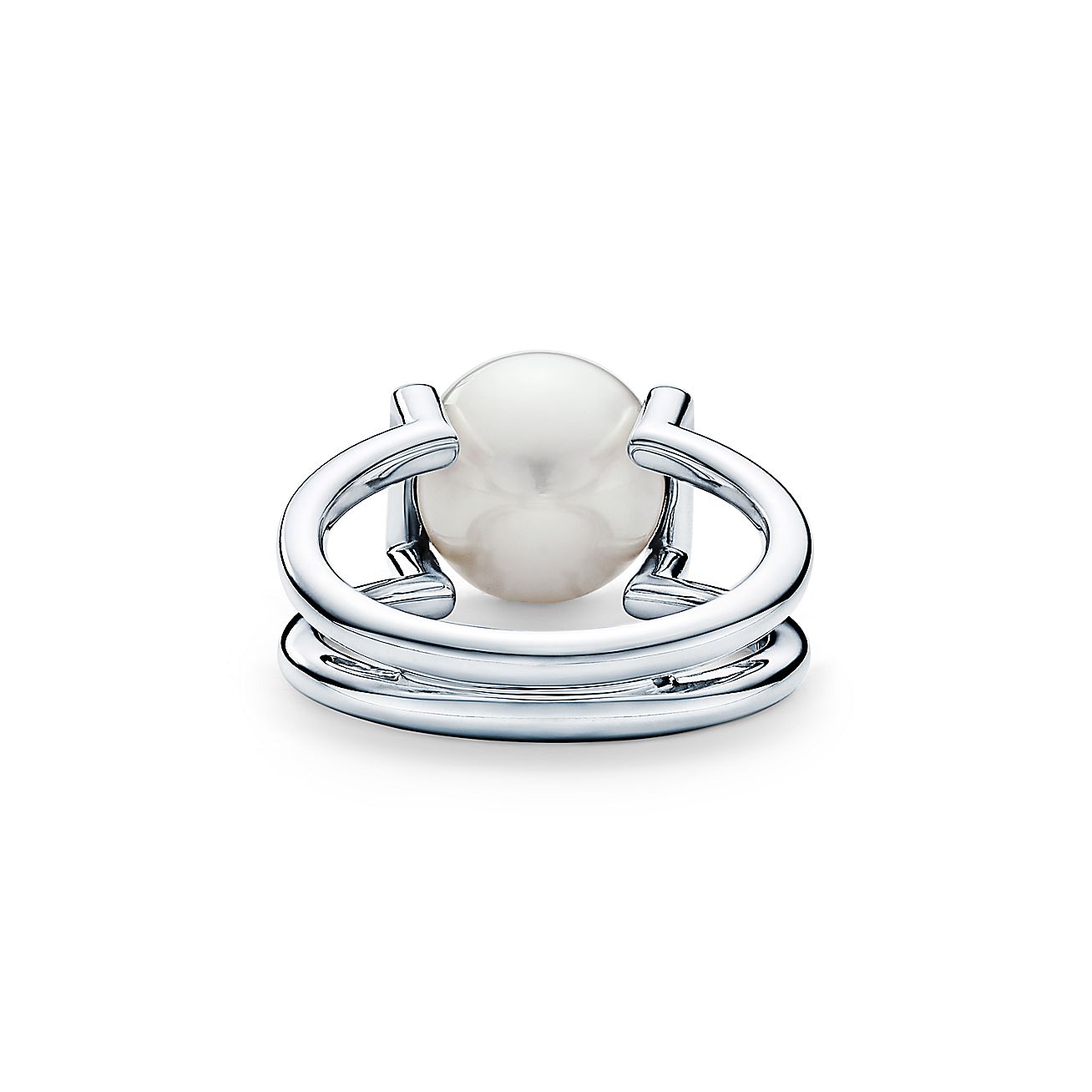 HardWear Freshwater Pearl Ring in Sterling Silver