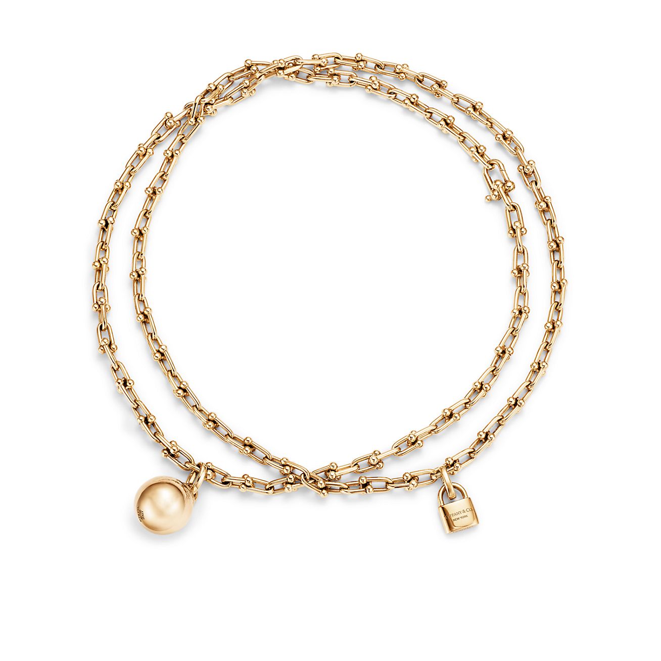 HardWear Small Wrap Necklace in Yellow Gold