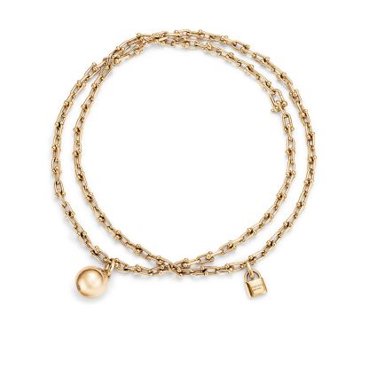 HardWear Small Wrap Necklace in Yellow Gold