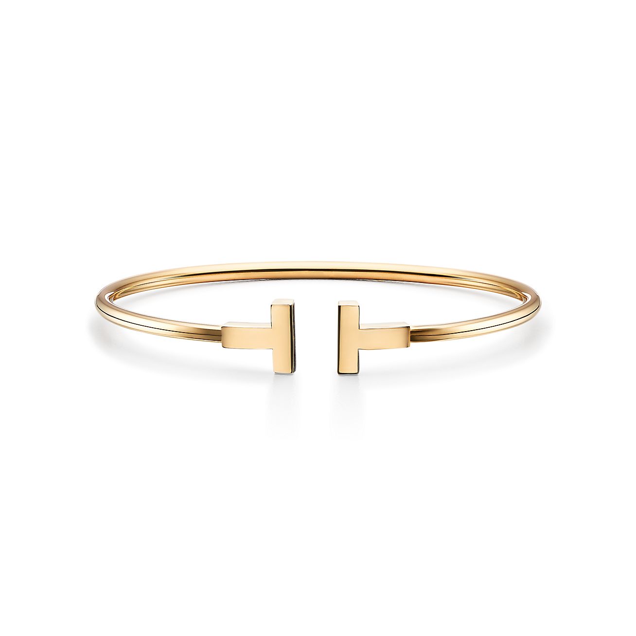 T Wire Bracelet in 18k Gold
