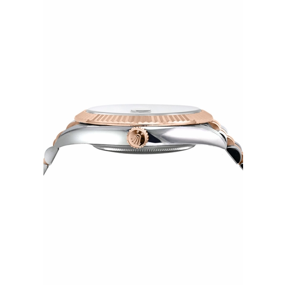 Datejust 36 Dark Rhodium Dial Fluted Bezel Watch 126231-0023