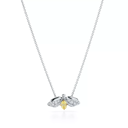 Paper FlowersTM Yellow Diamond Firefly Pendant