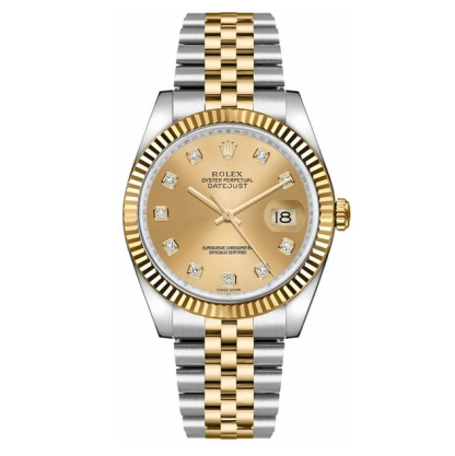 Datejust 36 Champagne Diamond Dial Watch 116233-0150