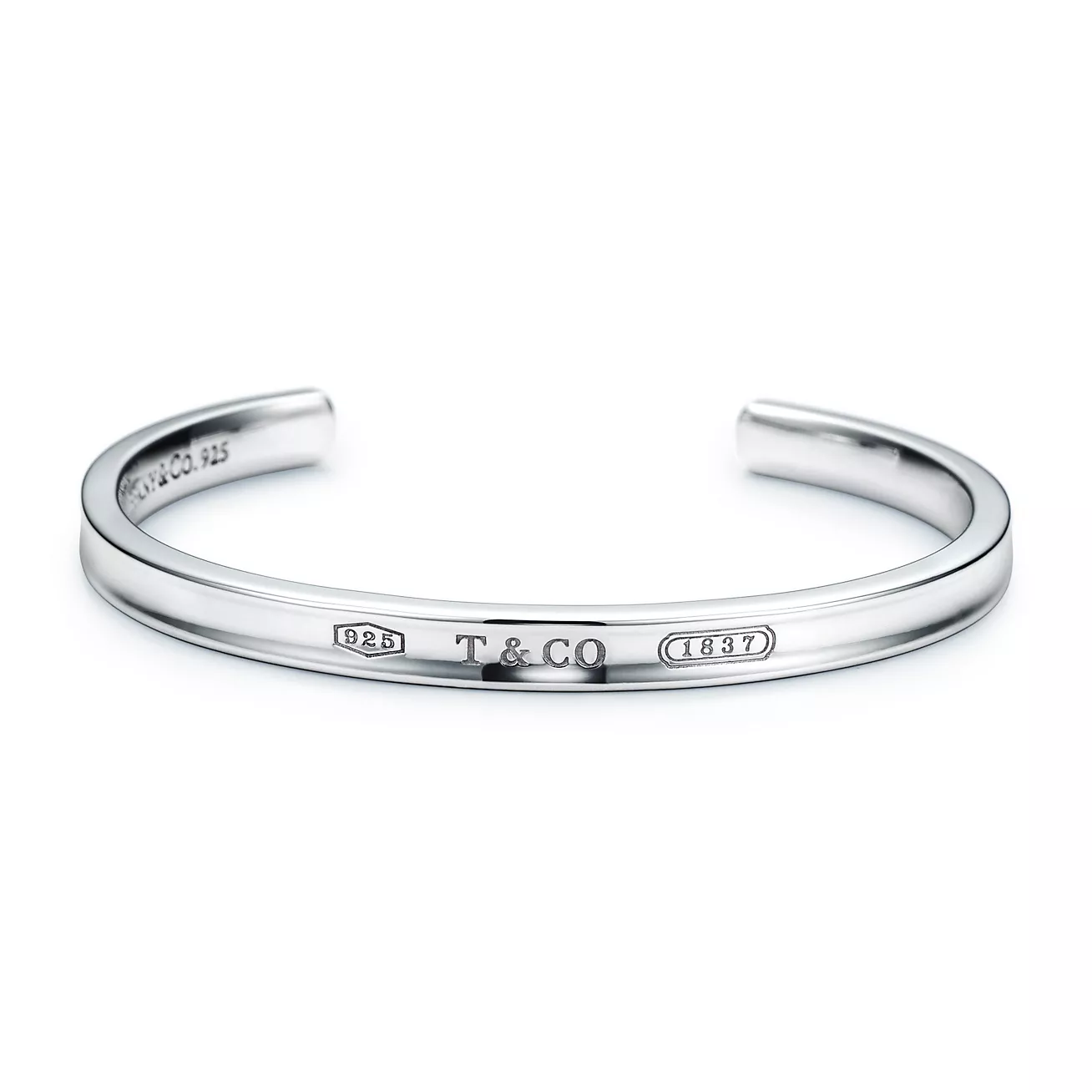 1837庐 Cuff in Silver, Narrow
