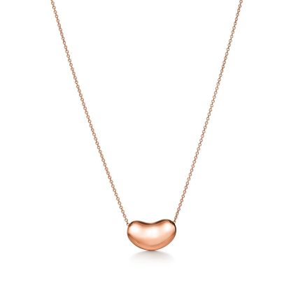 Elsa Peretti庐 Bean庐 design Pendant in Rose Gold, 18 mm