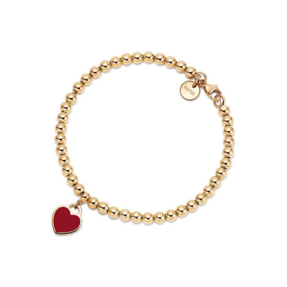 Return to 庐 Mini Heart Tag Bead Bracelet