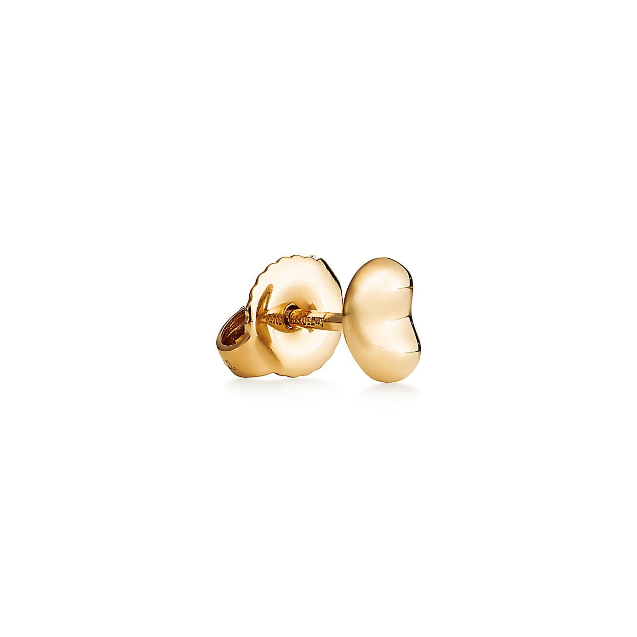 Elsa Peretti庐 Bean庐 design Earrings in Yellow Gold, 9 mm