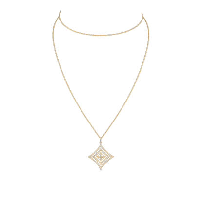 Idylle Blossom Medallion, Yellow Gold And Diamonds