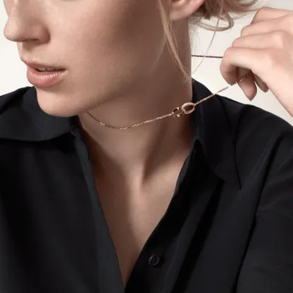 LOVE NECKLACE, DIAMONDS