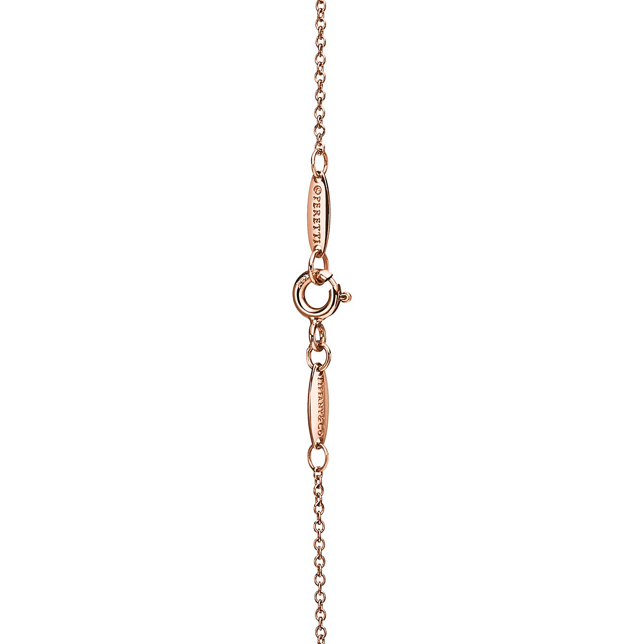 Elsa Peretti庐 Bean庐 design Pendant in Rose Gold, 18 mm