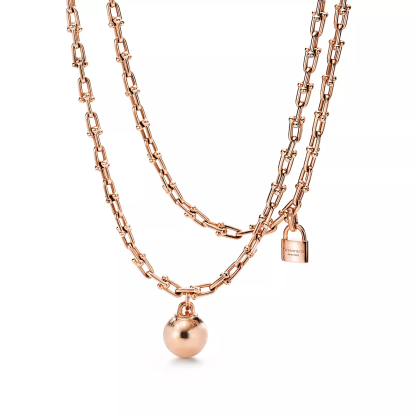 HardWear Small Wrap Necklace in Rose Gold