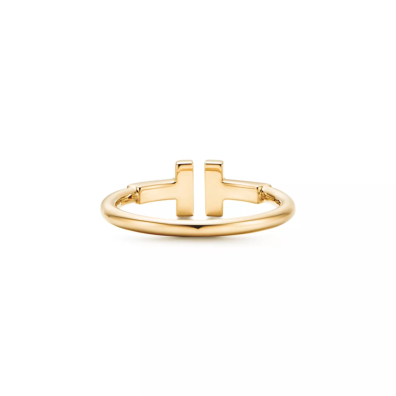 T Wire Ring in 18k Gold