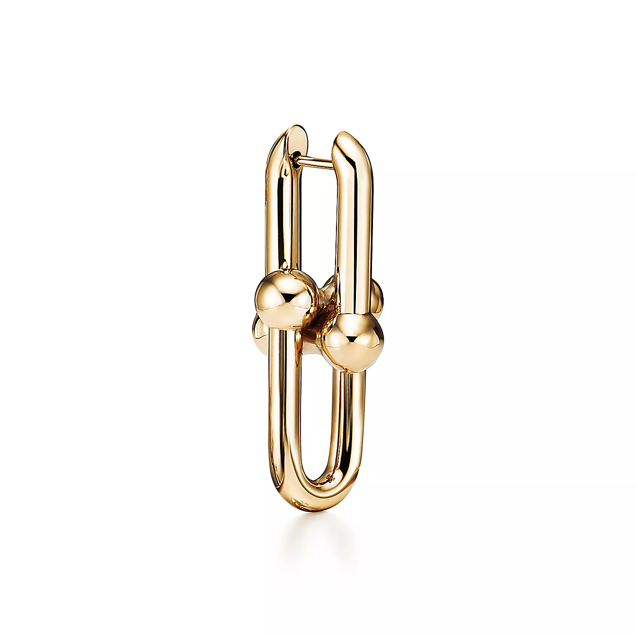 HardWear Large Link Earrings in Yellow Gold