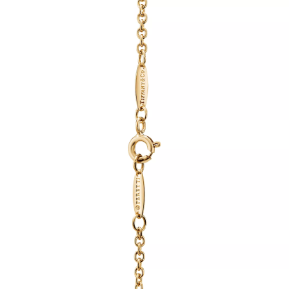 Elsa Peretti庐 Open Heart Bracelet in Yellow Gold, 11 mm