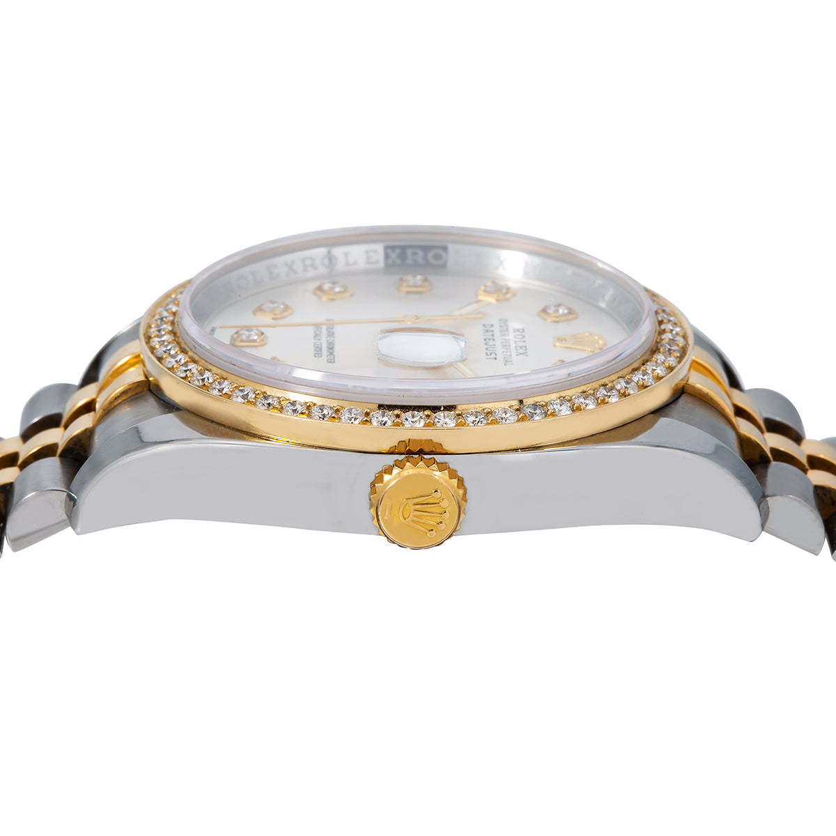 Datejust Diamond Watch, 116233 36mm Silver Mother Of Pearl