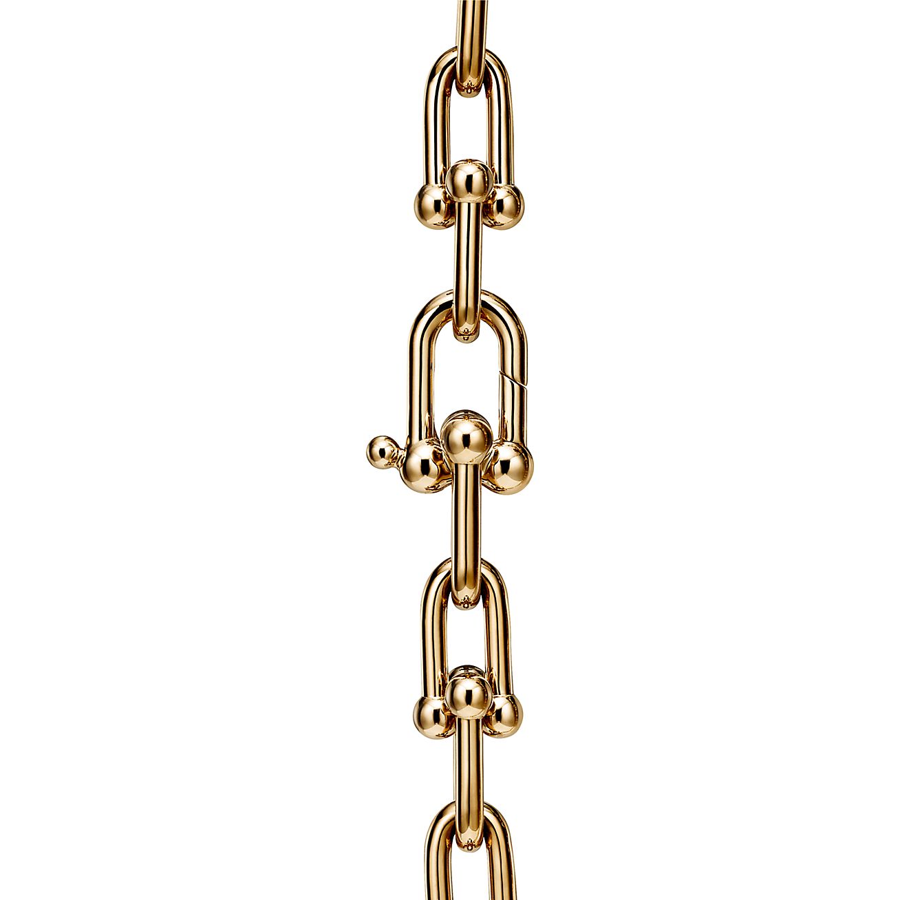 HardWear Medium Link Necklace in Yellow Gold