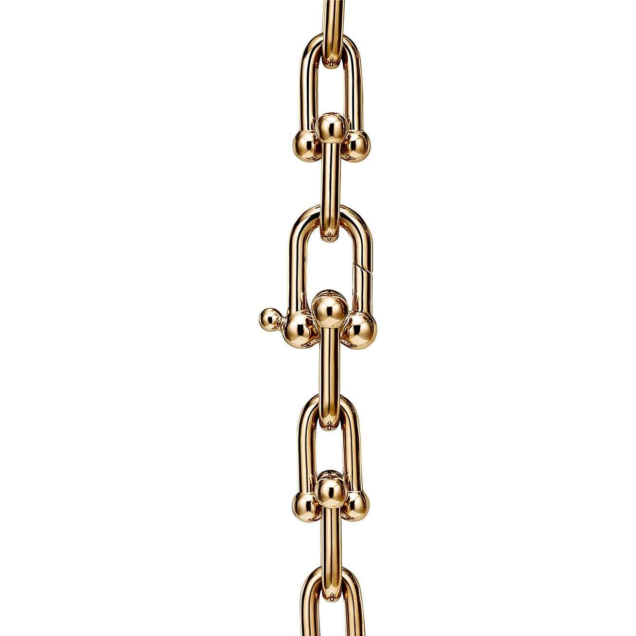 HardWear Medium Link Necklace in Yellow Gold