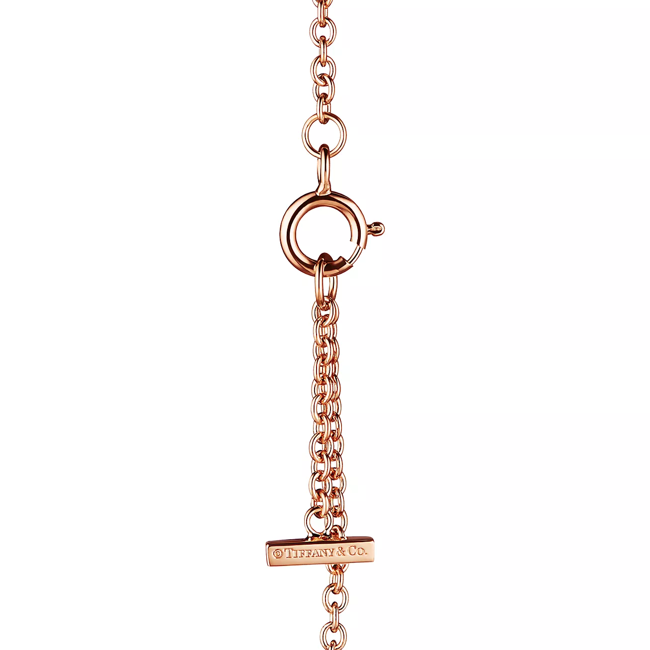 T Smile Bracelet in Rose Gold