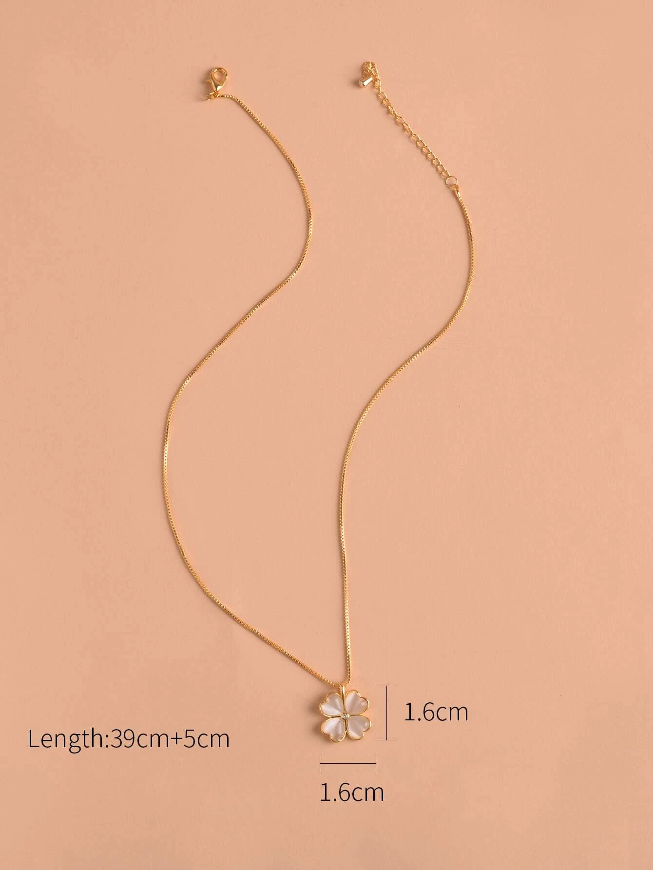 Four-leaf Clover Charm Necklace