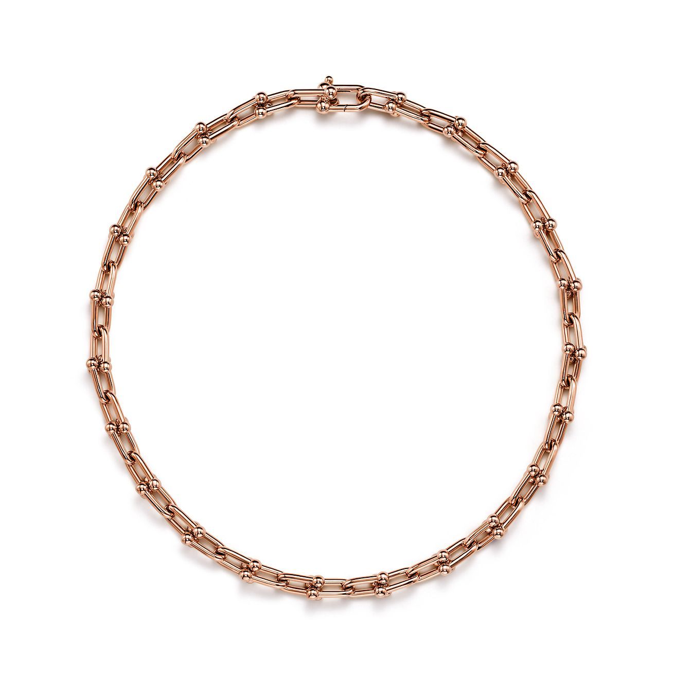 HardWear Medium Link Necklace in Rose Gold