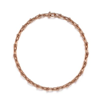 HardWear Medium Link Necklace in Rose Gold