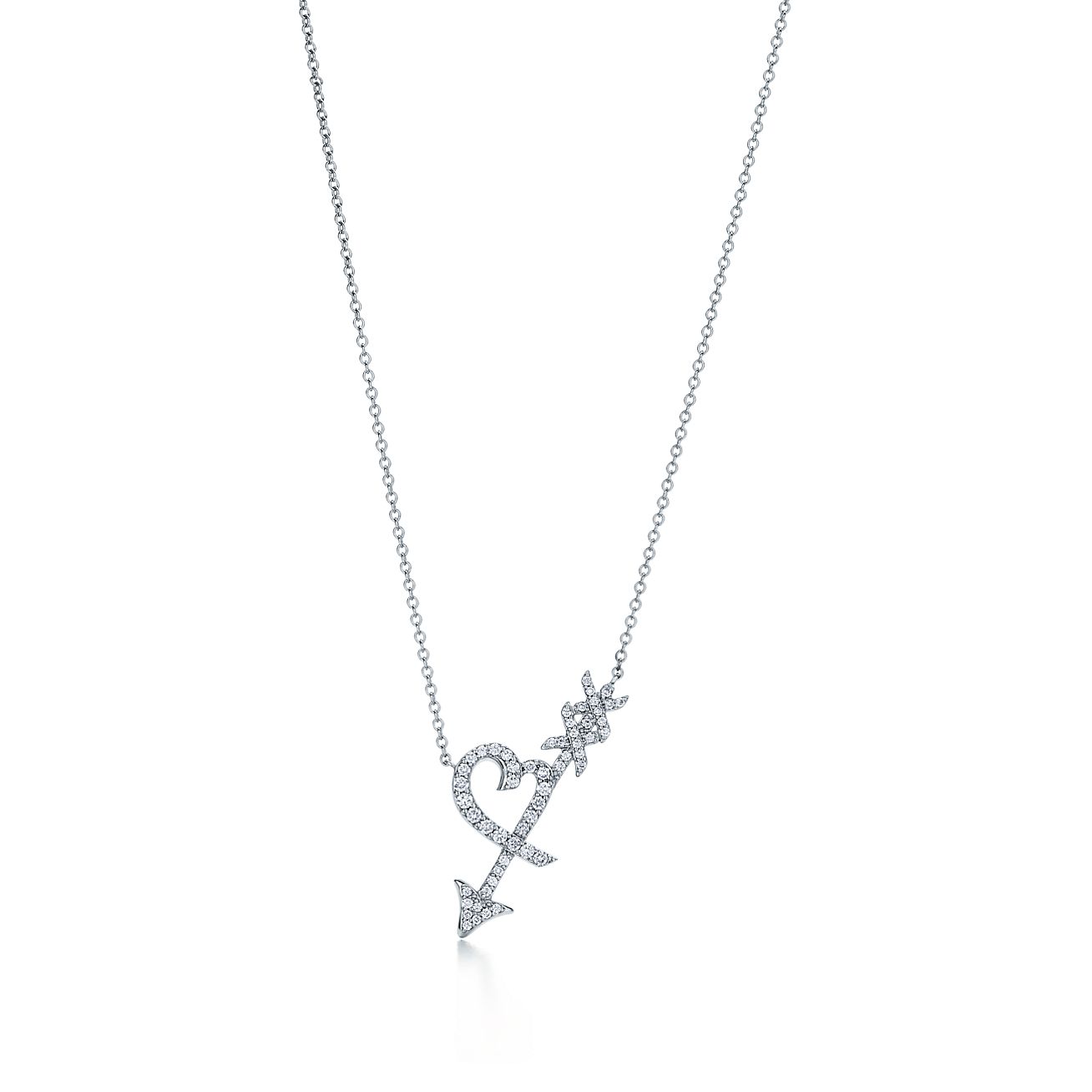 Paloma's Graffiti Heart & Arrow Pendant