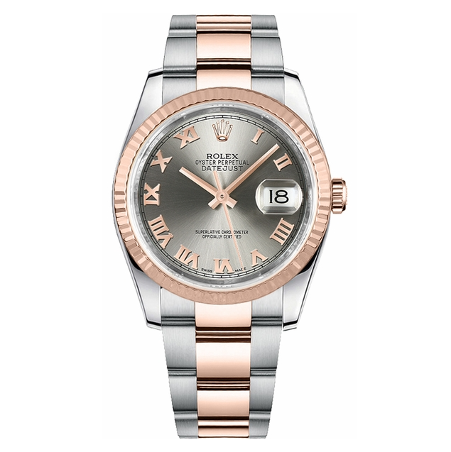 Datejust 36 Rose Gold & Steel Watch 116231-0069