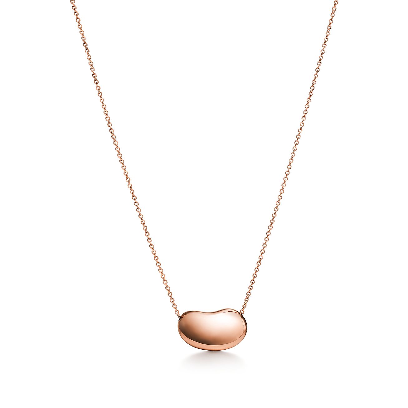 Elsa Peretti庐 Bean庐 design Pendant in Rose Gold, 18 mm