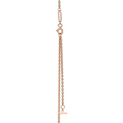 T Extra Large Smile Pendant in 18k Rose Gold
