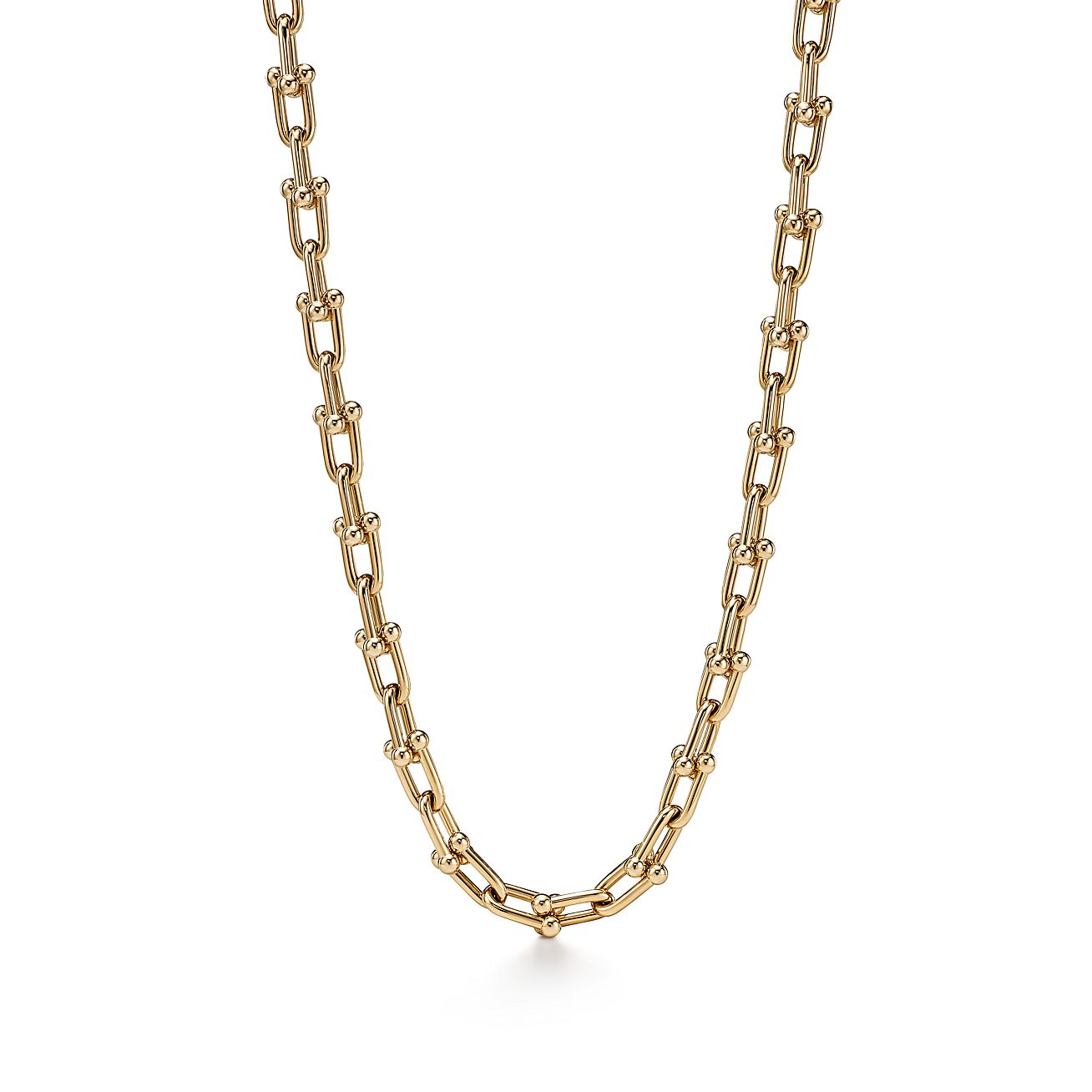 HardWear Medium Link Necklace in Yellow Gold