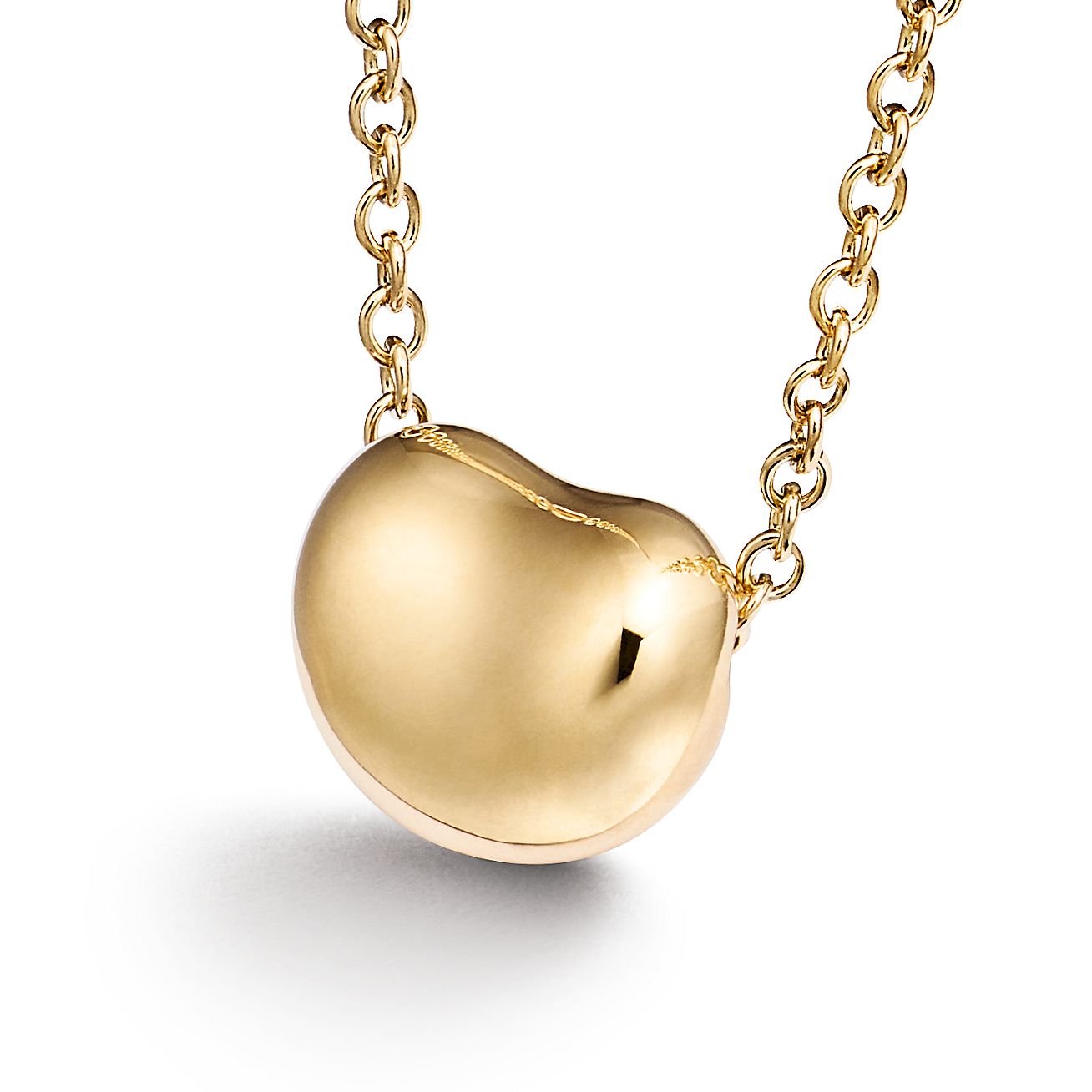 Elsa Peretti庐 Bean庐 design Pendant in Yellow Gold, 6.5 mm