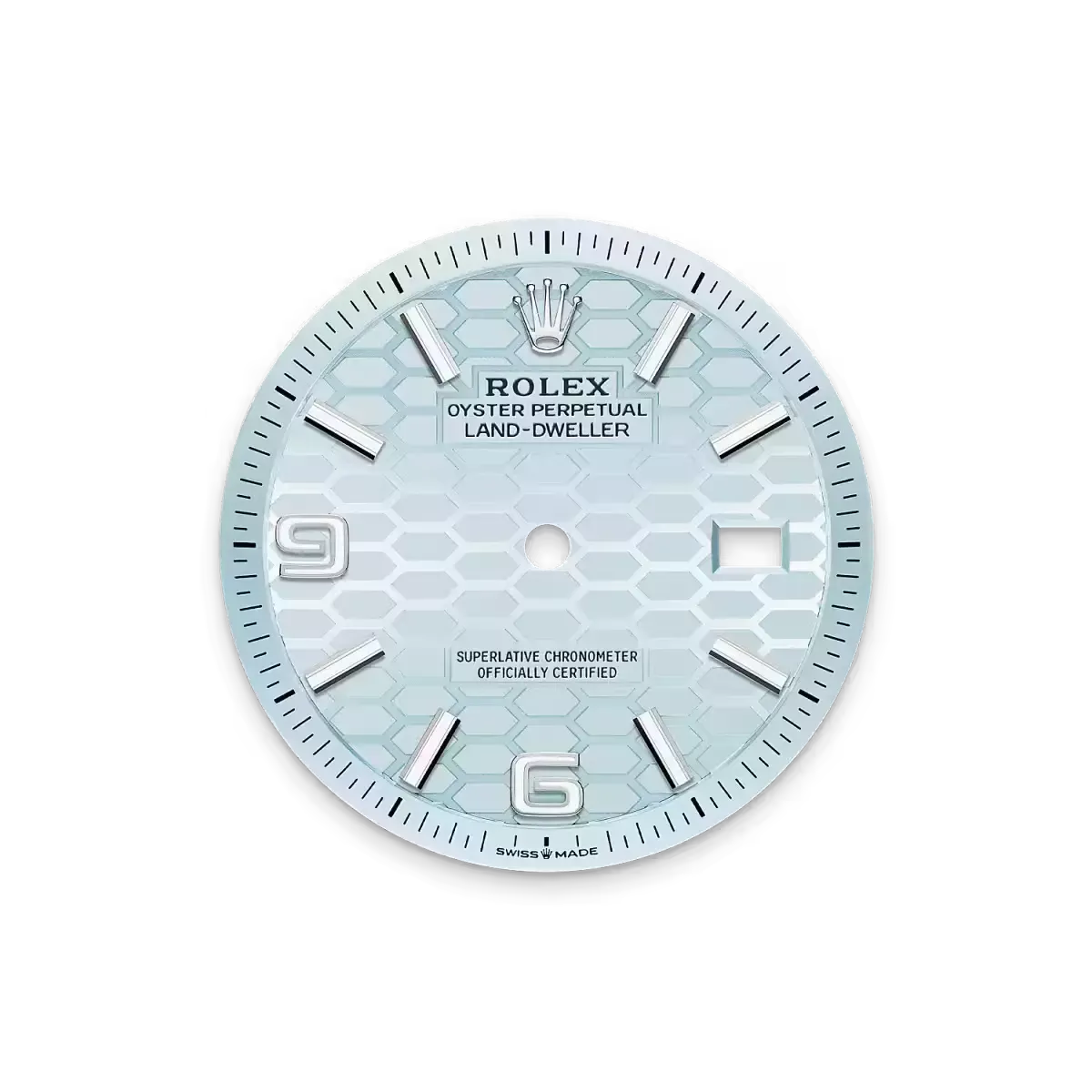 Land-Dweller 40, Oyster, 40 mm, platinum  Reference 127336