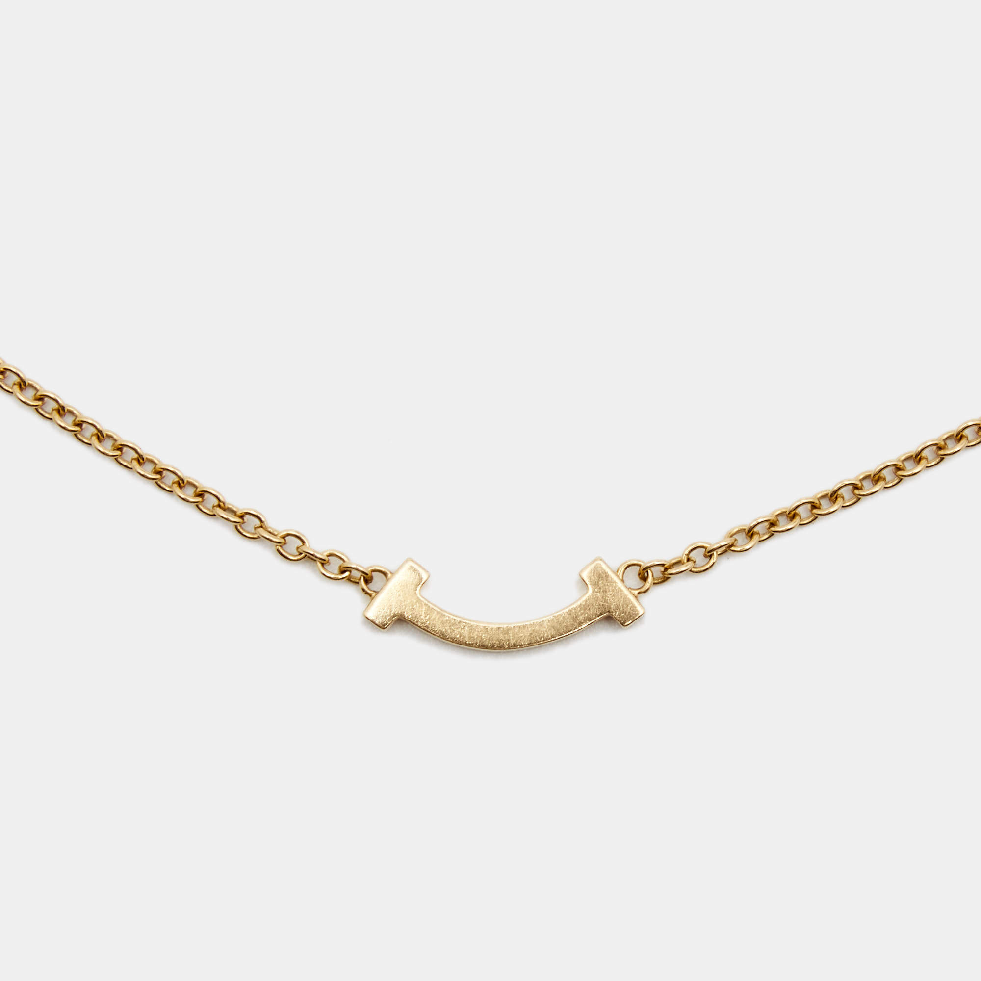& Co.  T Smile 18K Yellow Gold Mini Bracelet