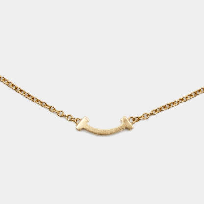 & Co.  T Smile 18K Yellow Gold Mini Bracelet