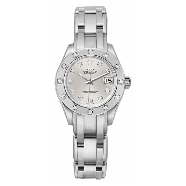 Pearlmaster Silver Dial Women's Watch 80319