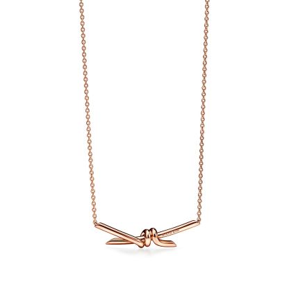 Knot Pendant in Rose Gold